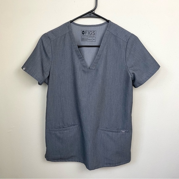 Figs Casma Three-Pocket Scrub Top - Picture 4 of 10